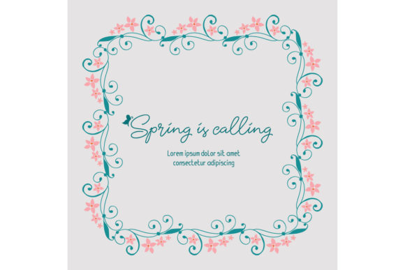 Antique Spring Calling Card Concept: A Timeless Elegance for Modern Greetings