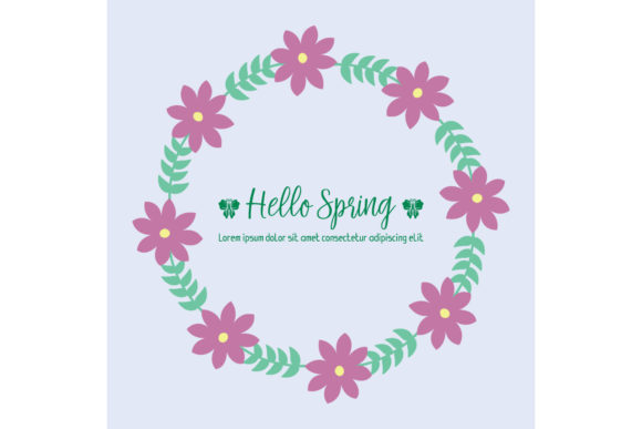 Beautiful Happy Spring Poster Design: A Fresh and Inviting Visual Delight