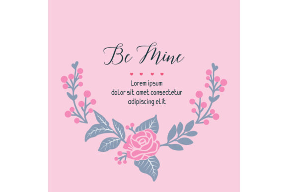 Card Wallpaper Be Mine of Unique: A Blend of Elegance and Affection