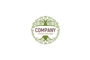 Curly Tree of Life Seal Emblem Logo: A Versatile Symbol for Your Brand