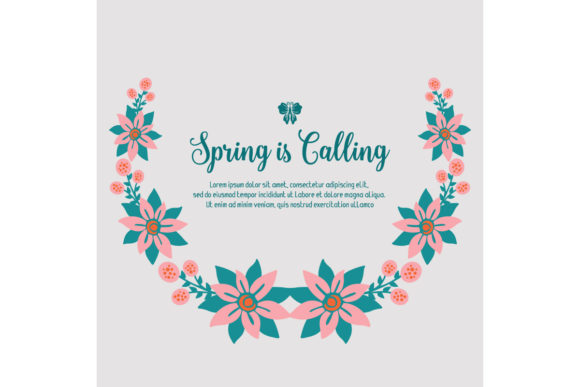 Designing Romantic Spring Calling Cards: A Guide to Leaf and Floral Frames