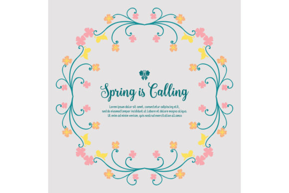 Discover the Charm of Unique Spring Calling Poster Design