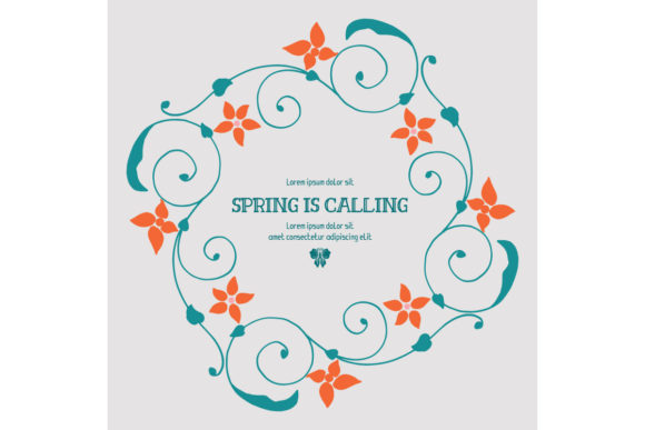Elegant Spring Calling Greeting Card: A Stylish Choice