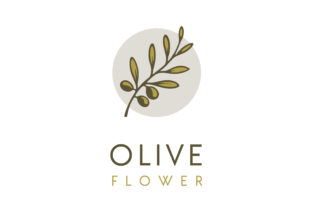 Embracing Nature: The Natural Herbal Olive Oil Plant Leaf Logo
