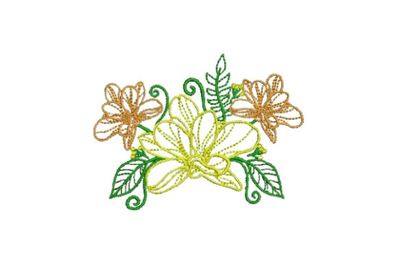 Flower Embellishment Outline 1: A Stylish Touch