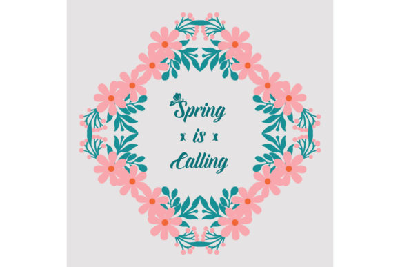 Modern Spring Calling Poster Design