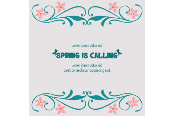 Modern Spring Calling Poster: Fresh Design Ideas