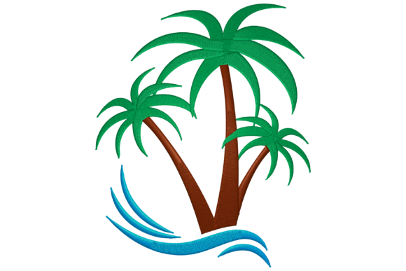 Palm Tree Embroidery: A Versatile Design Element
