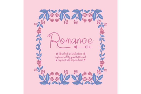Seamless Romance Invitation Card Design: A Guide to Beautiful Ornament Leaf and Floral Frames