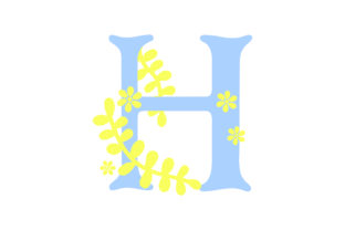 Strategic Use of Floral Alphabet - H for Enhanced Branding and Creativity