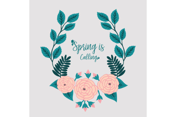 Strategic Use of Template for Spring Calling Poster Decor