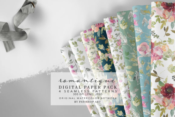 Watercolor Seamless Patterns Collection: A Palette of Creativity and Versatility
